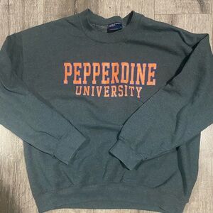 Vintage pepperdine university crew neck